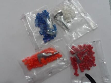 Anillos de plástico para canarios o aves similares